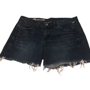 Madewell denim cut off shorts size 27